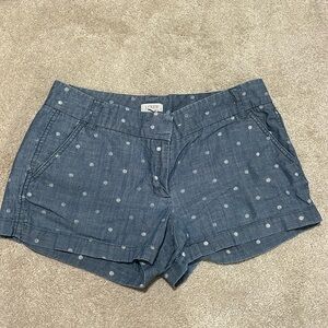Polka Dot Linen Shorts